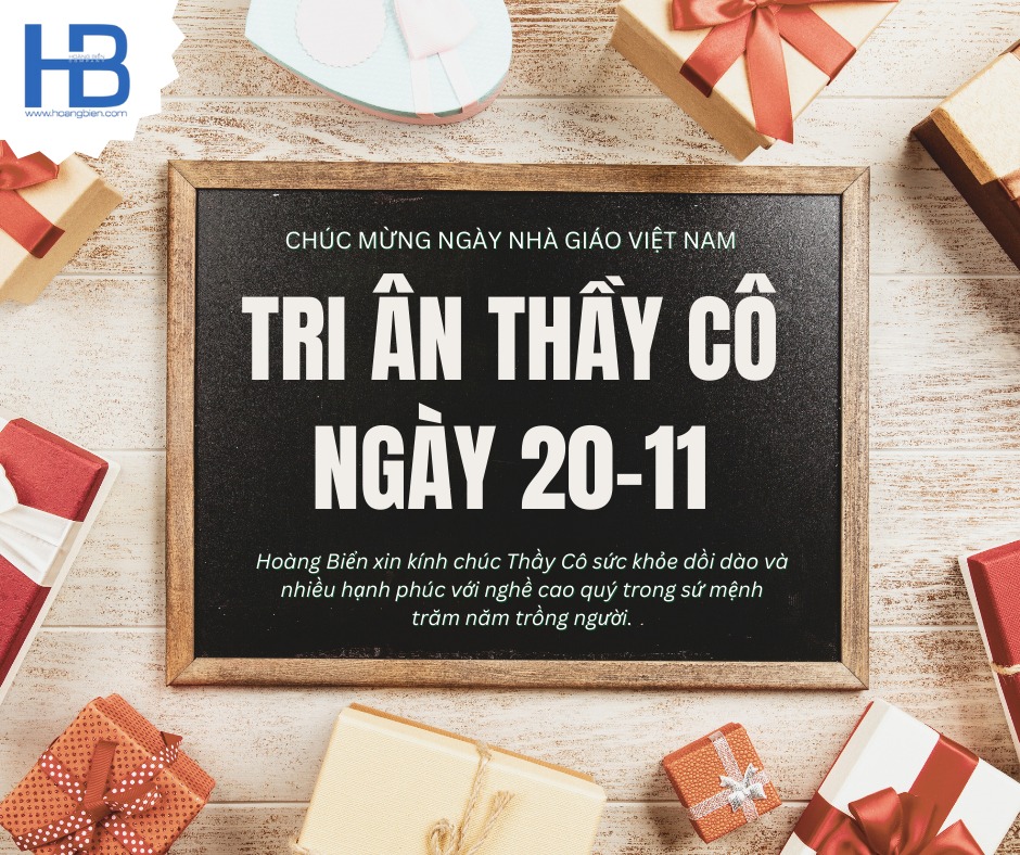 Công ty Hoàng Biển Chúc mừng ngày nhà giáo Việt Nam 20.11