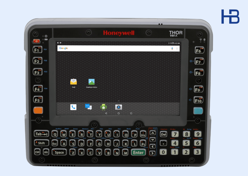Máy tính gắn xe nâng Honeywell Thor VM1A 6 Thor VM1A được trang bị những thông số kỹ thuật ấn tượng