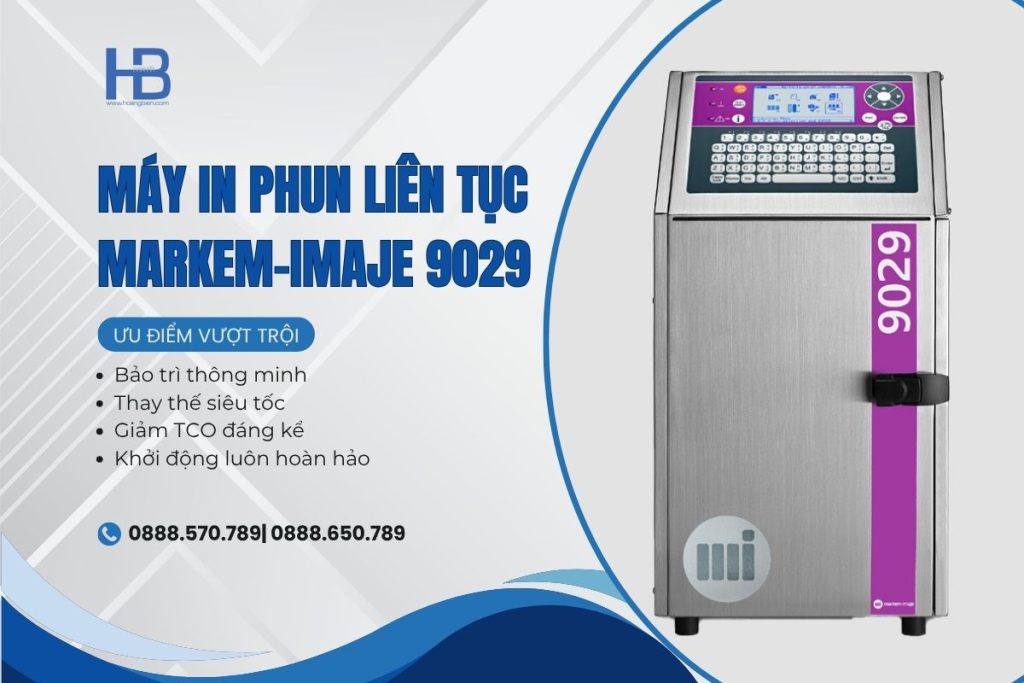 Sức mạnh đột phá của máy in phun liên tục Markem-Imaje 9029
