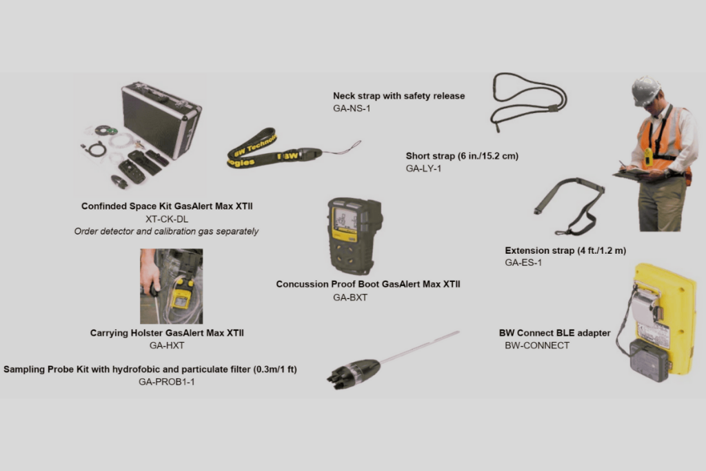 Máy dò khí Honeywell BW Max XT II 7 Phụ kiện máy dò khí Honeywell BW Max XT II