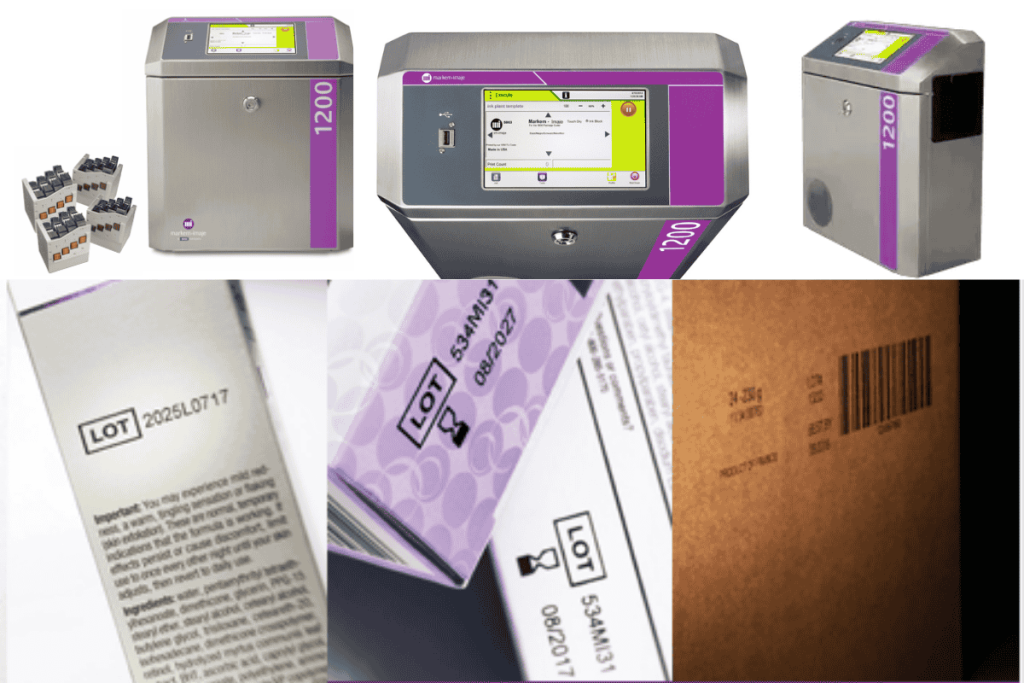 Ứng dụng của máy in phun nhiệt Markem-Imaje 1200