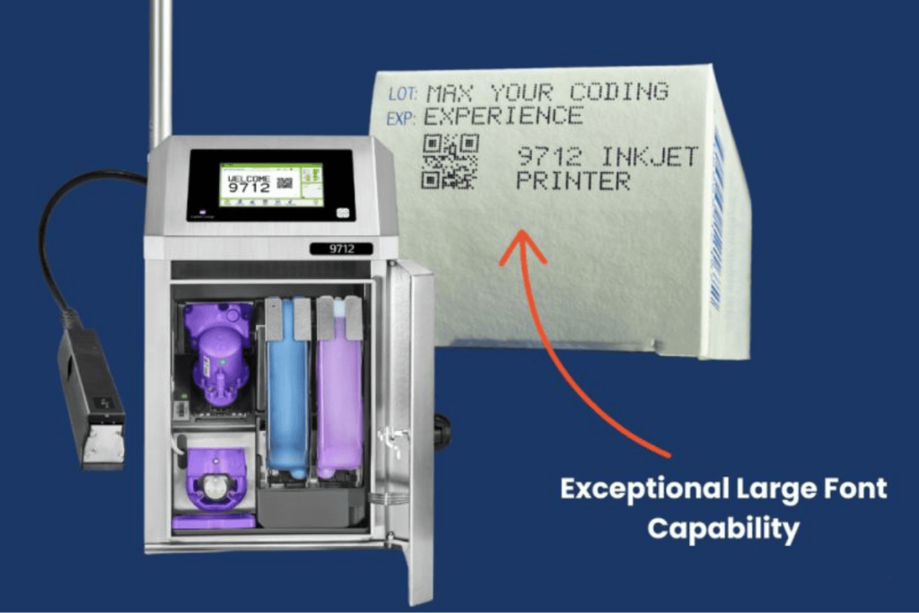 Ứng dụng thực tế của máy in phun liên tục Markem-Imaje 9712