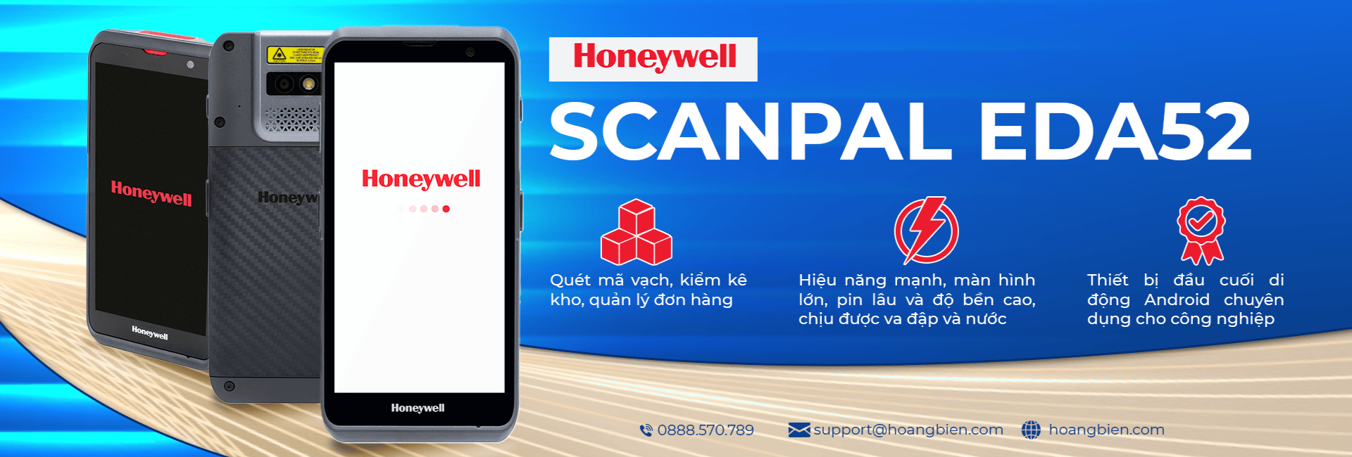 Banner honeywell may tinh di dong sanpal eda52