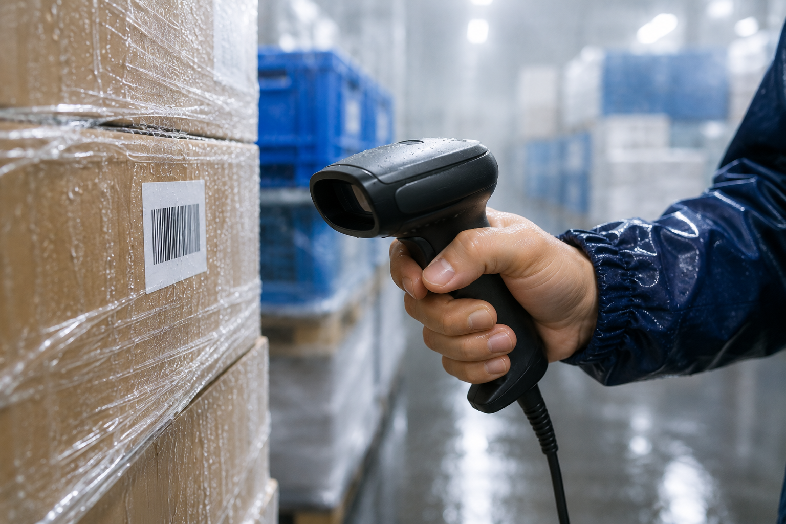 Thiết bị mã vạch cho kho lạnh và môi trường ẩm ướt