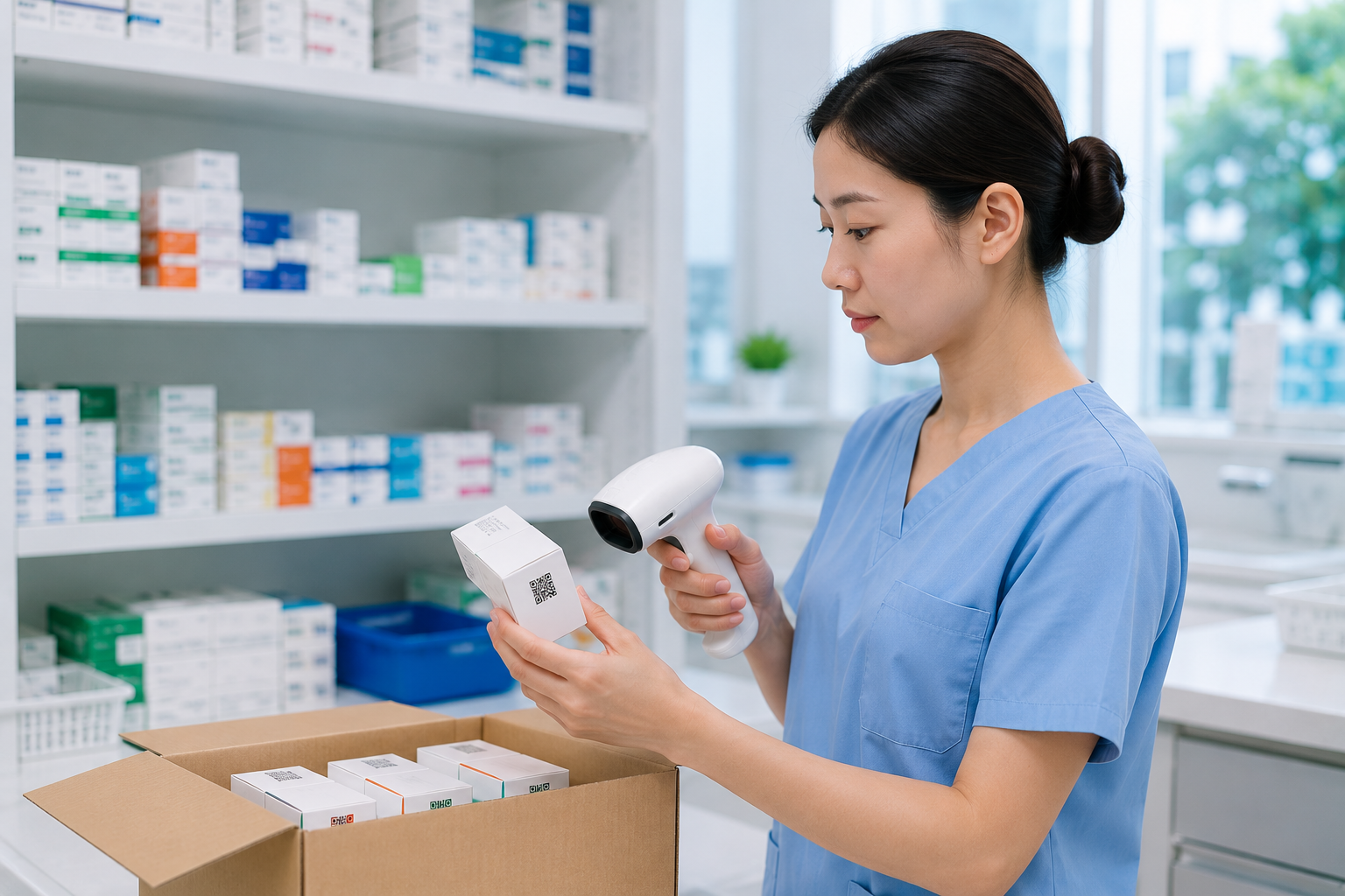 Truy xuất lô thuốc thu hồi bằng barcode